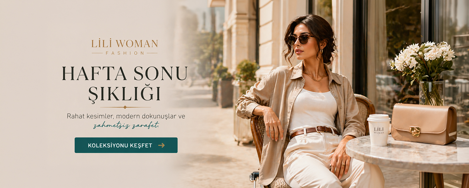 Rahat kesimler, modern dokunuşlar ve zahmetsiz zarafet.