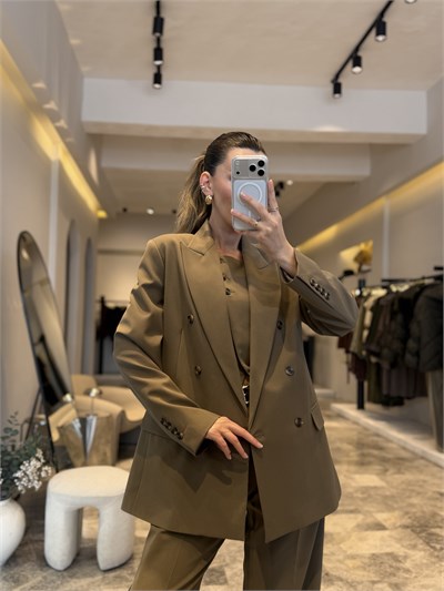 Haki Blazer Ceket