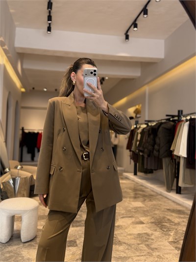 Haki Blazer Ceket