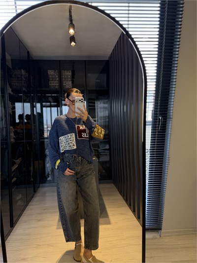 Lacivert Marka Model Tasarım Triko 