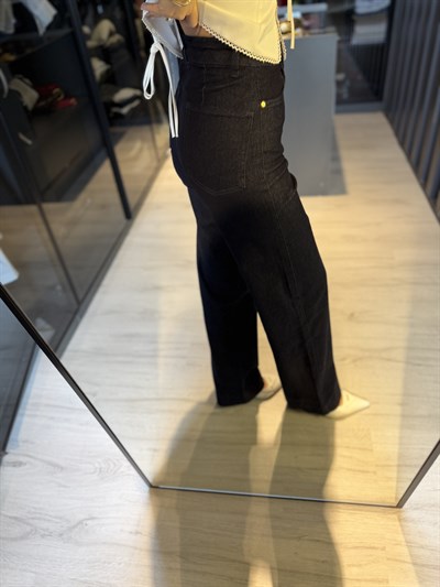 Long Fit Geniş Paça Jean 