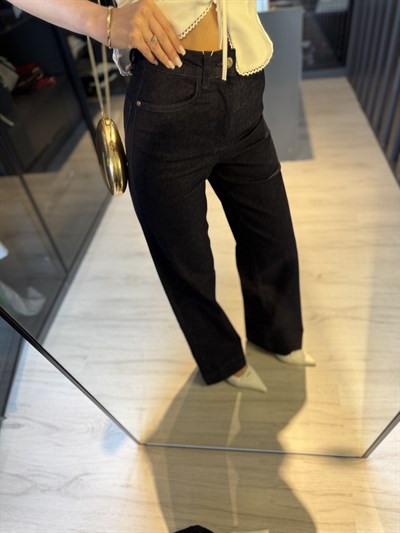 Long Fit Geniş Paça Jean 