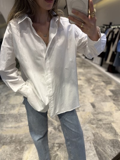 Oversize Poplin Gömlek