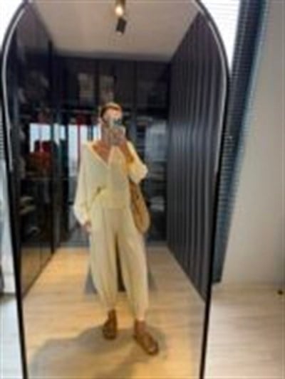 Sarı Gömlek Pantolon Takım