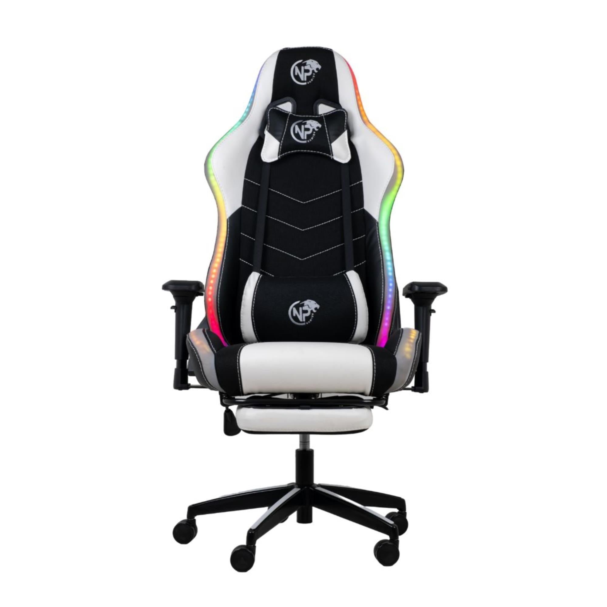 NPO GC3001BW Masajlı,RGB,4D Kolçaklı,Ayak Destekli Oyuncu…