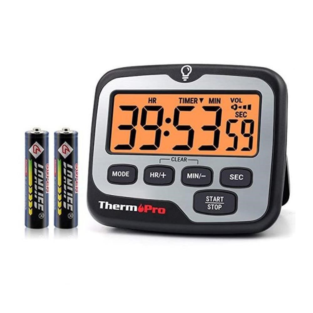Thermopro TM01 Mutfak,Spor, Ders Alarmlı Işıklı Kronometre,…