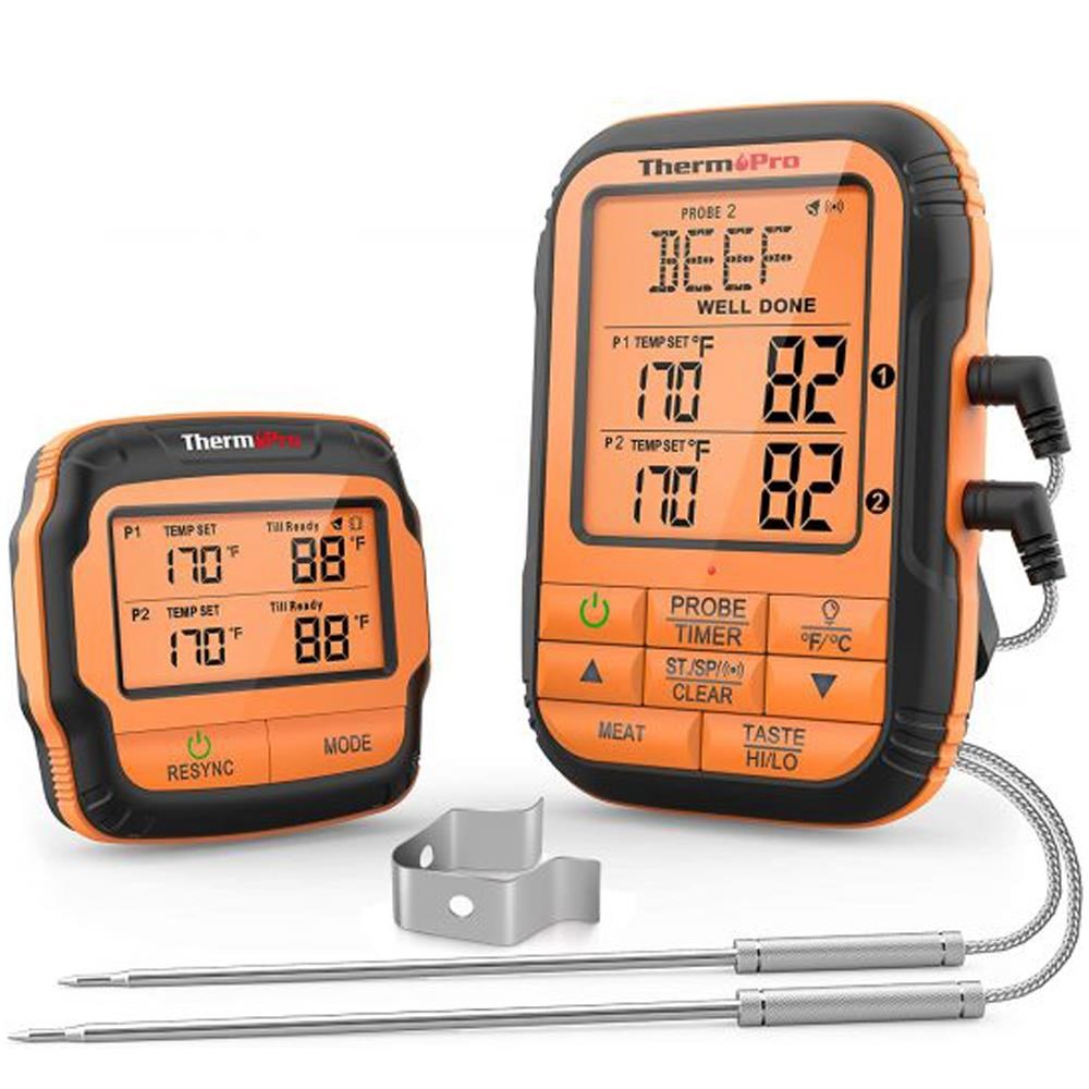 ThermoPro TP28 çift problu kablosuz gıda ve ızgara termometresi