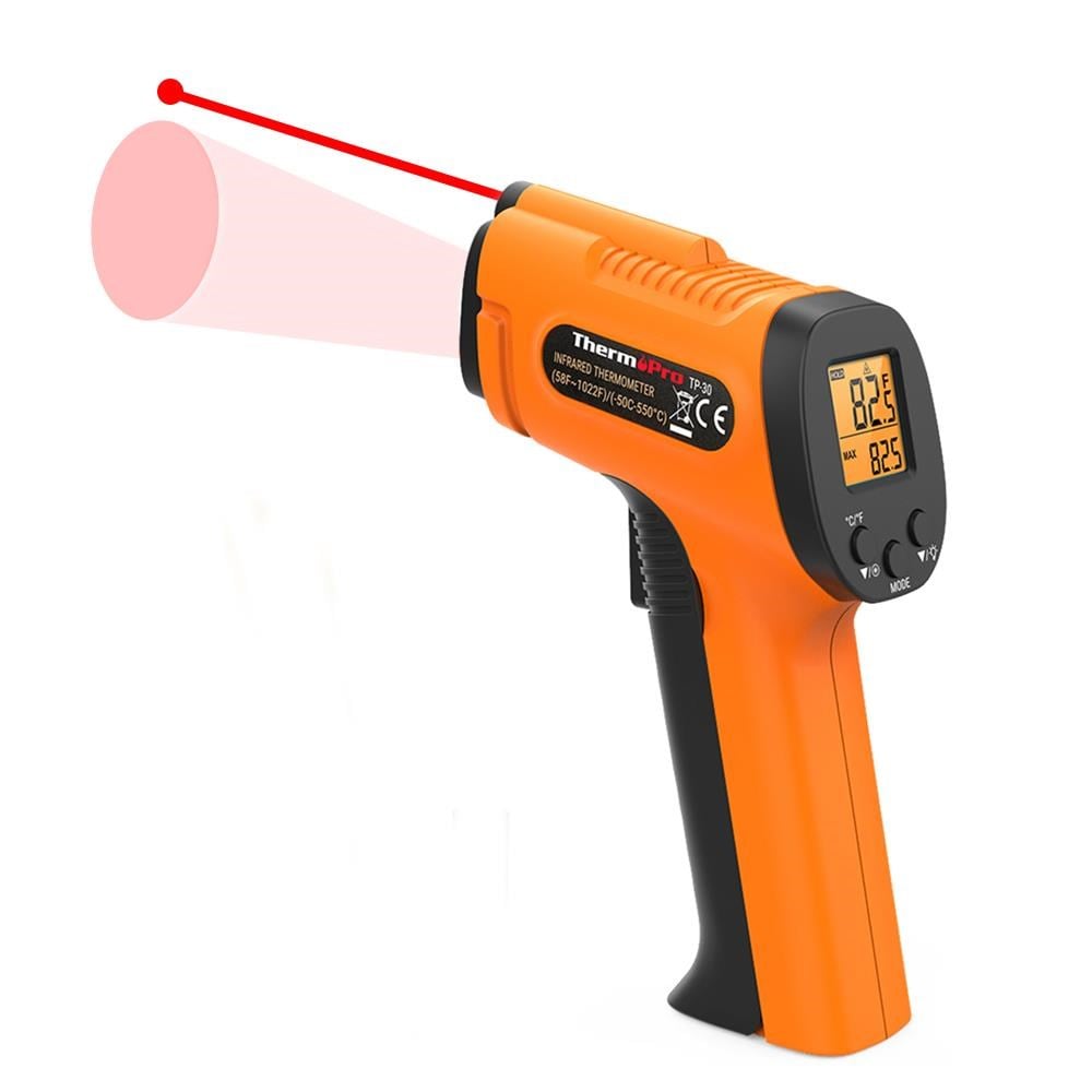 ThermoPro TP30 endüstriyel kızılötesi katı-sıvı sıcaklık ölçer