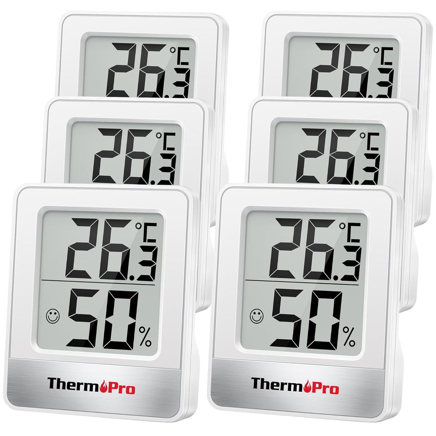 ThermoPro TP49W Mini İç Mekan Dijital Sıcaklık ve Nem Ölçer…