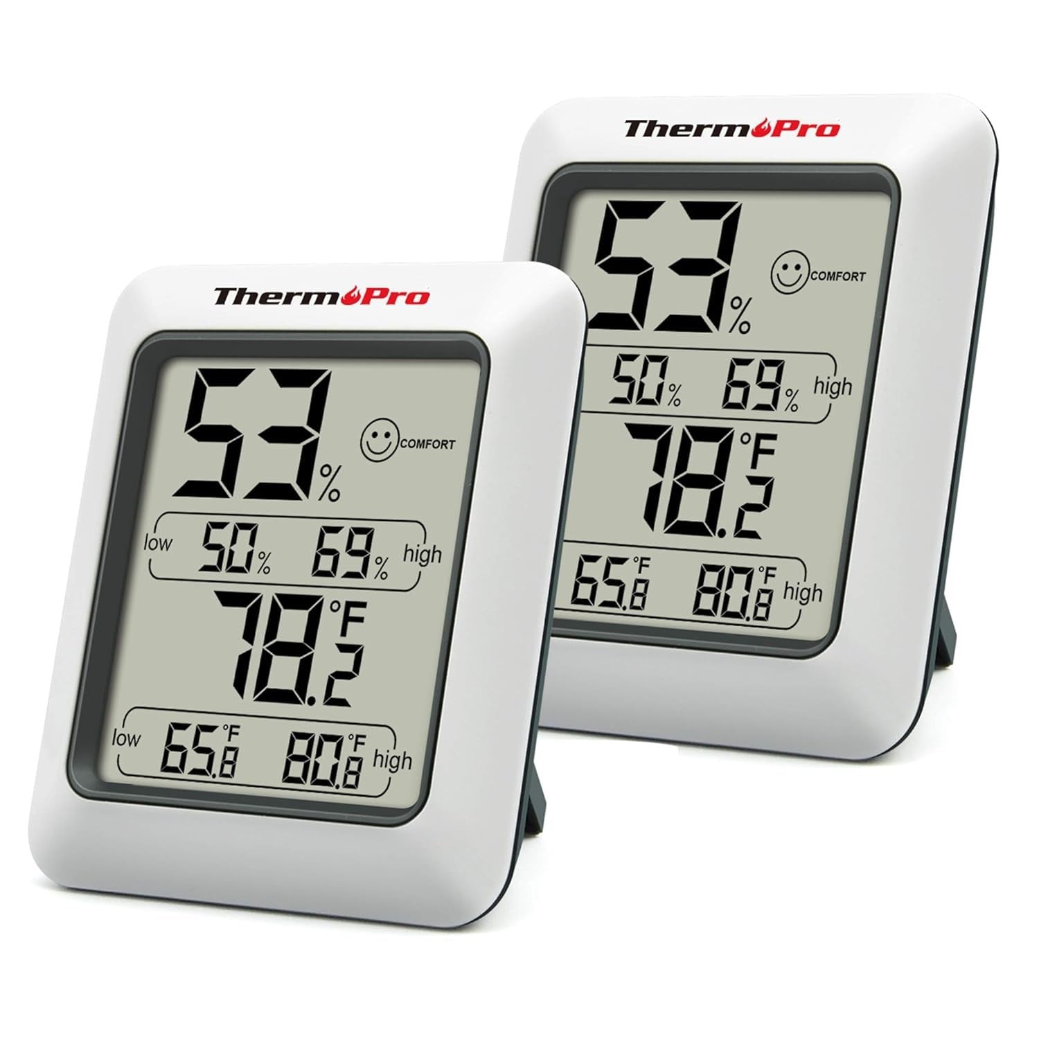 ThermoPro TP50 iç mekan dijital sıcaklık ve nem ölçer termometre