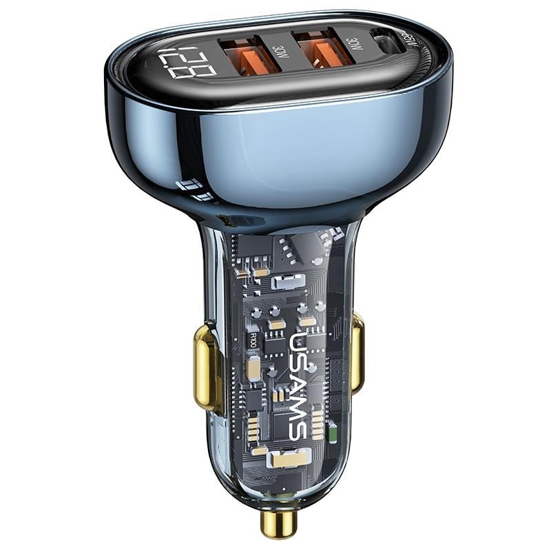 Usams US-CC158 125W (Type-C+USB) Üç Bağlantı Noktalı Hızlı…