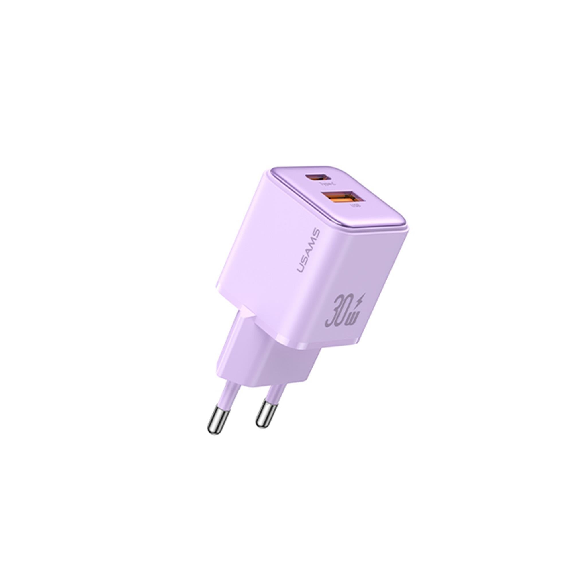 Usams US-CC189P 30W QC+PD (Type-C+USB) Mini Hızlı Şarj…