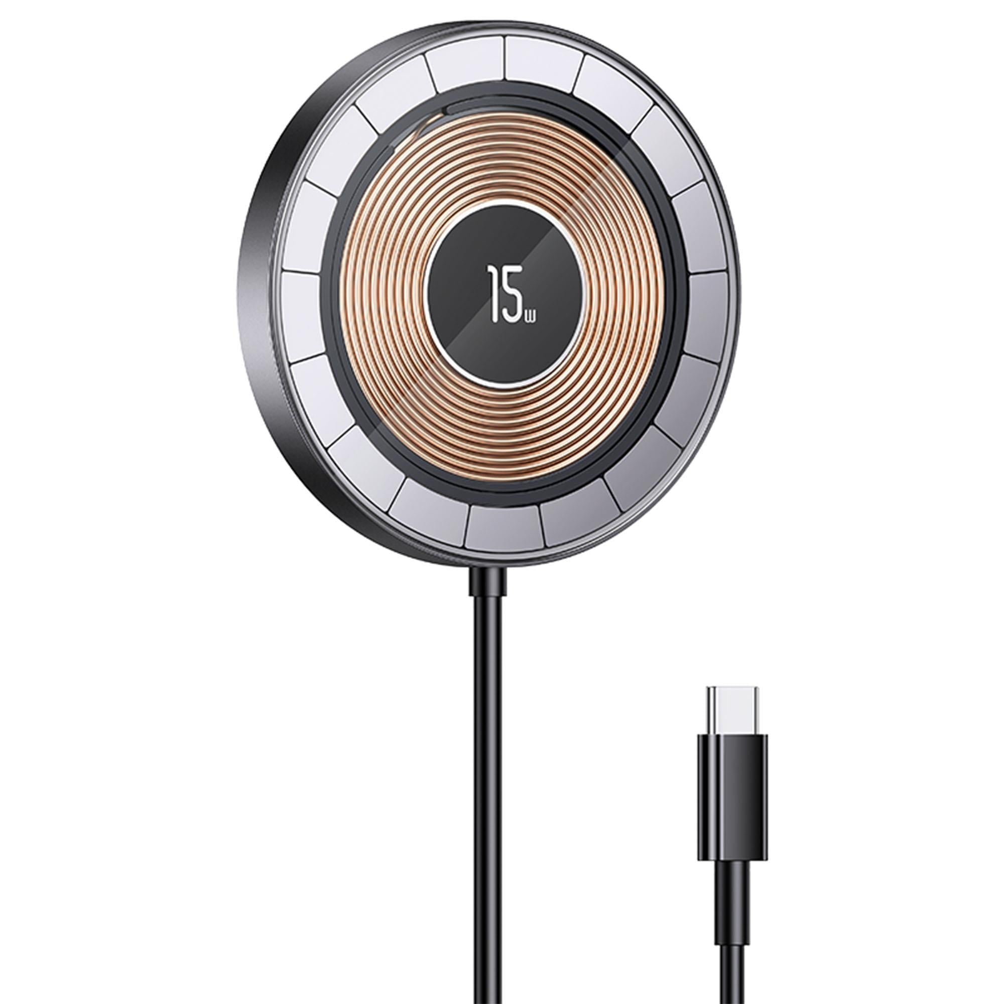 Usams US-CD183 15W TypeC Magsafe, IPhone Manyetik Şeffaf…