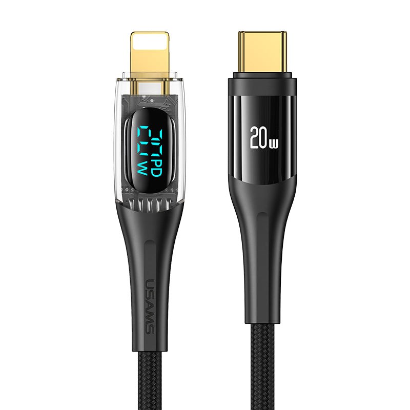 Usams US-SJ588 Dijital Göstergeli 1.2m PD 20W Type-C to…