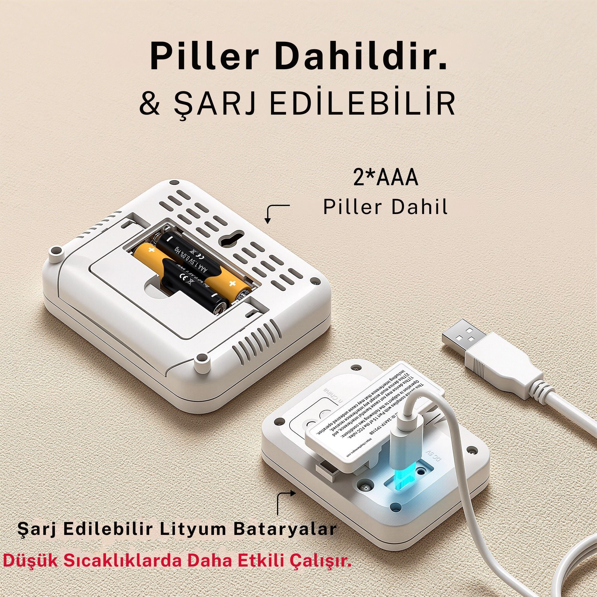 Thermopro TP210 150m Sensörlü Derin Dondurucu Buzdolabı Max/Min Sıcaklık Ölçer Termometre