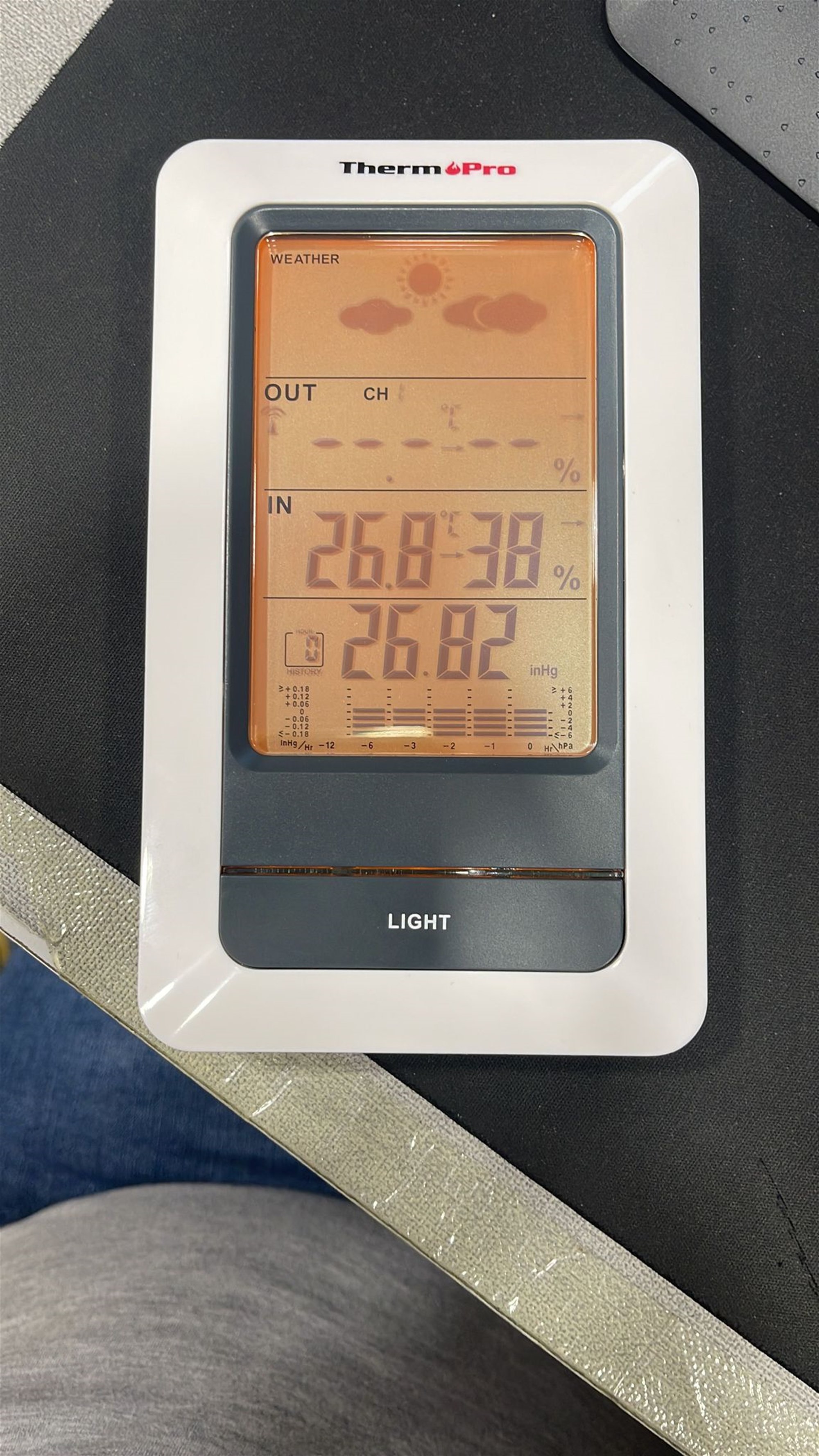 ThermoPro TP67A Wifi İç-Dış Mekan Dijital Sıcaklık,Nem,Basınç Ölçer OUTLET