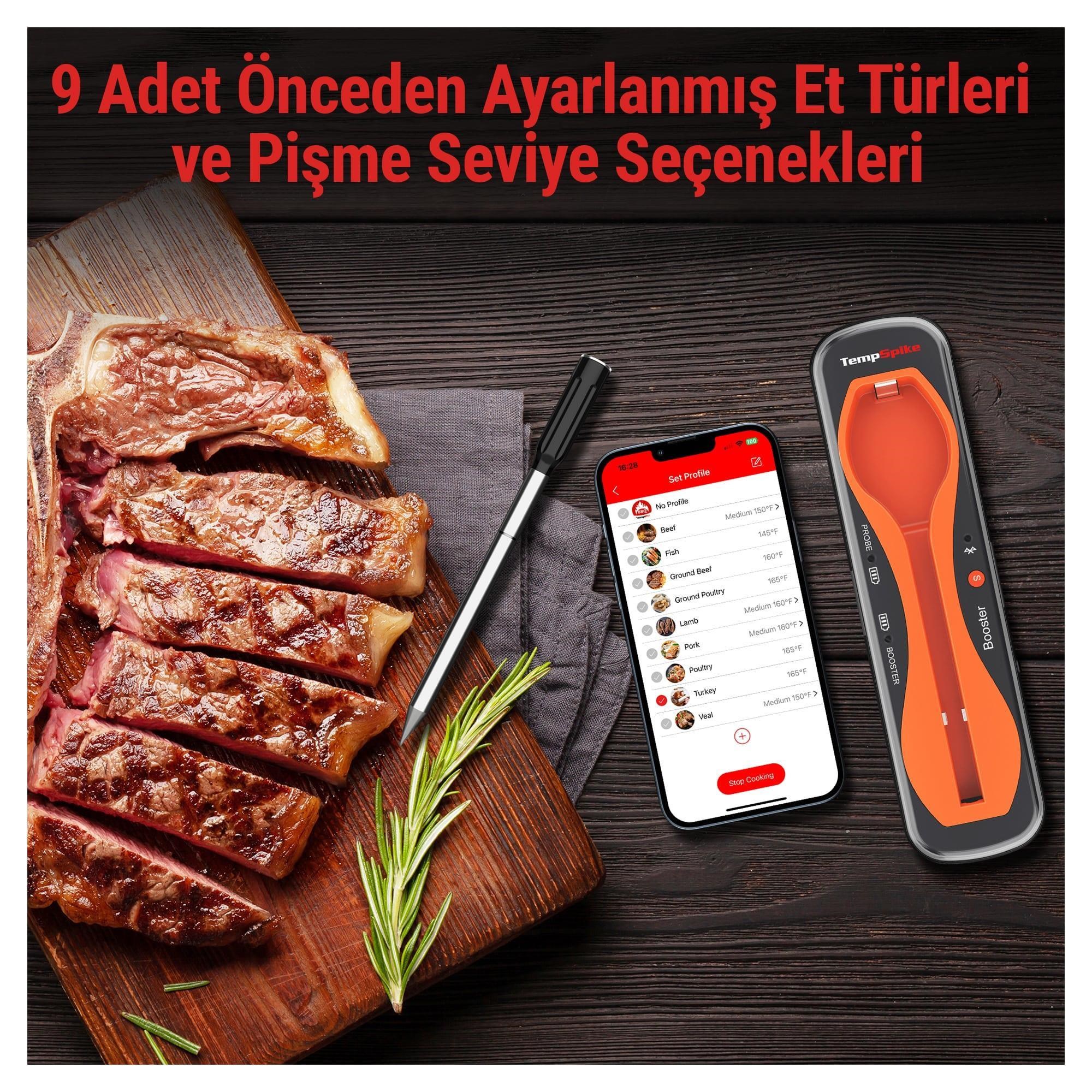 ThermoPro TP960 Bluetooth, Digital,Tek Problu Profesyonel Et Termometresi