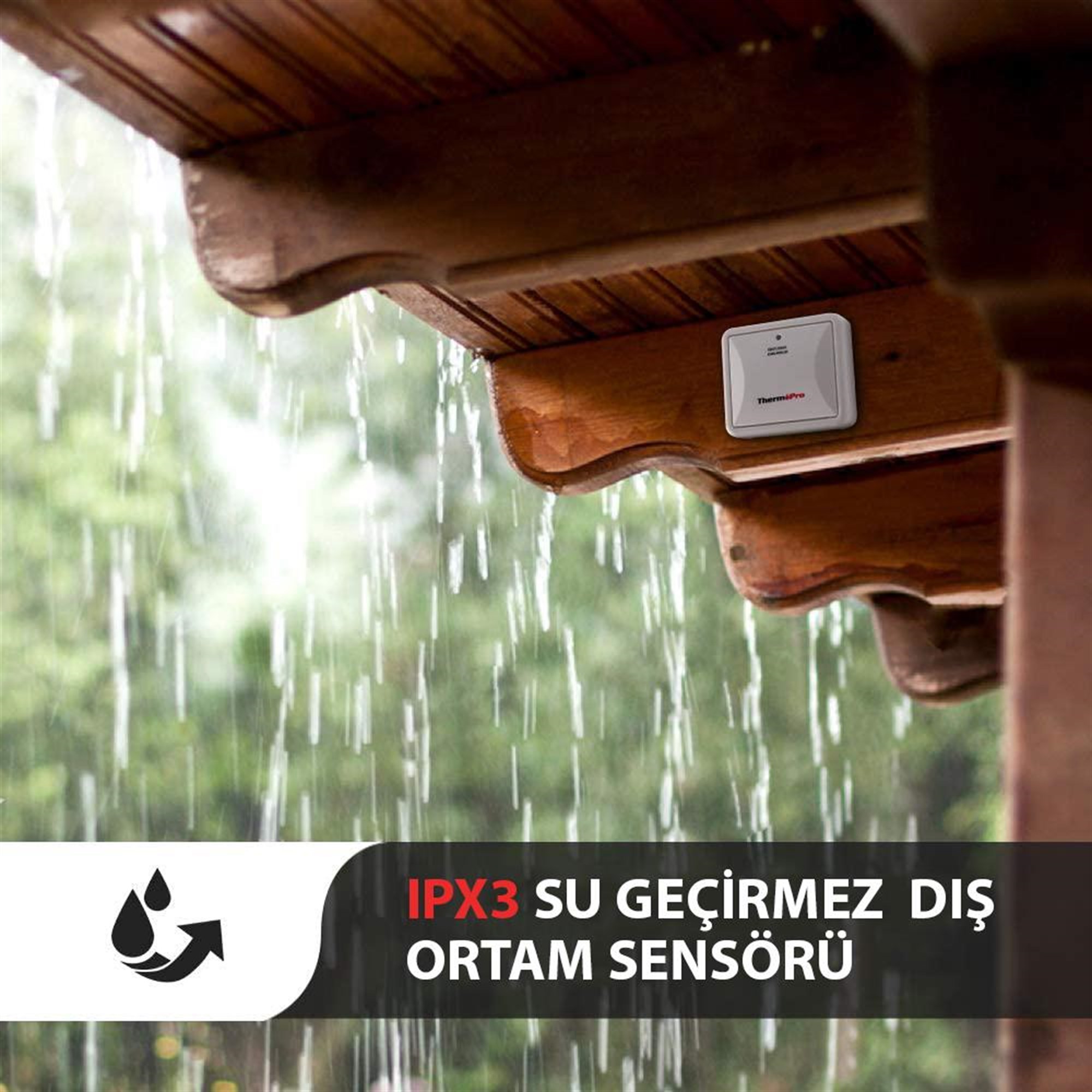 ThermoPro TX2C İlave Dış Sensör (TP60C, TP62C, TP63C, TP65C) İçin Uyumludur