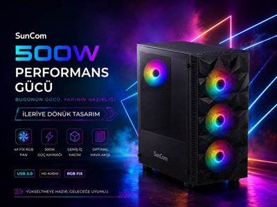SUNCOM Ready SCR-005 i5-14400 16GB 512GB SSD O/B DOS Masaüstü PC