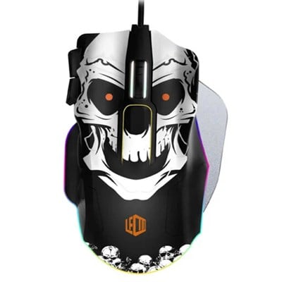 Lenovo Lecoo MG1102 RGB Makrolu Ergonomik Optik Kablolu Oyuncu Mouse