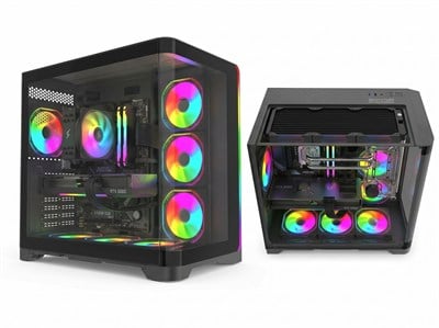 Quantum Stormforge i3-12100 8GB 512SSD RTX5060 FreeDOS Gaming Masaüstü Bilgisayar