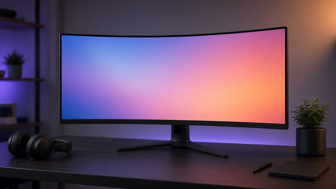 Kavisli ve duz monitor karsilastirmasi