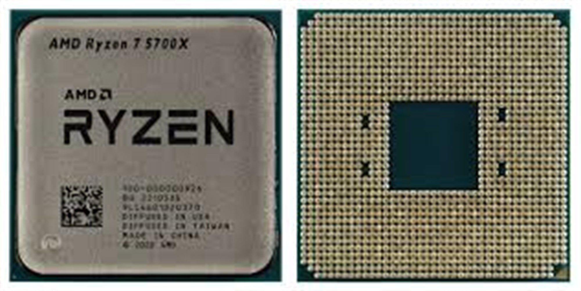 AMD Ryzen 7 5700X (8 Çekirdek) 3.8GHz ~ 4.6GHz 36mb AM4 İşlemci