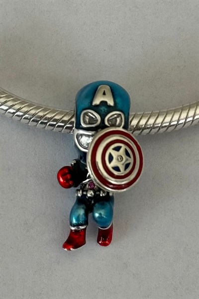 Captan America Charm