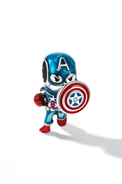 Captan America Charm