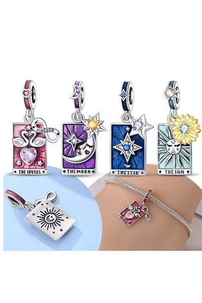 Tarot Kartı Sallantılı Charm