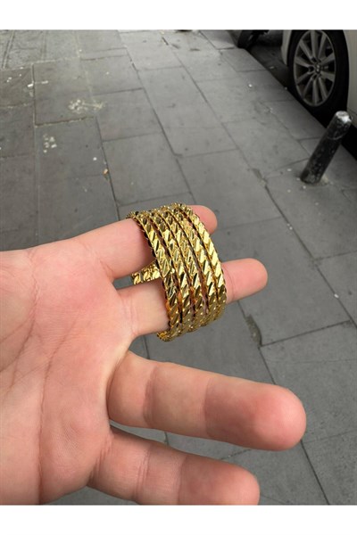 22 Ayar Altın Kaplama İnce Adana Burması 15 gram görünüm 1 Adet
