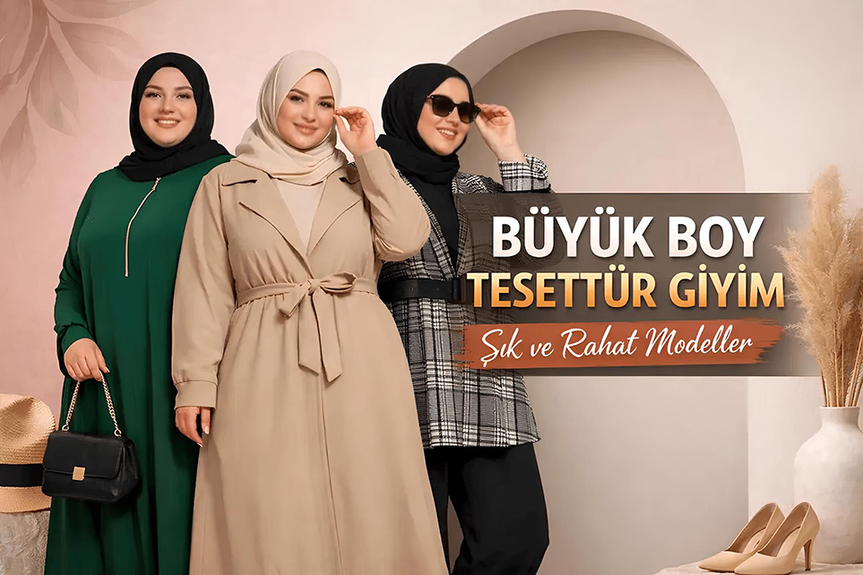 Büyük beden tesettür giyim