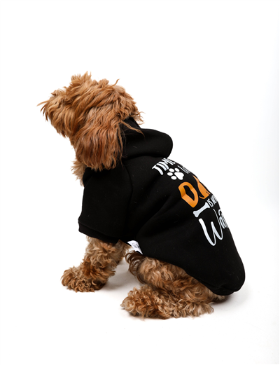 Black Dogs Kapüşonlu Sweatshirt Siyah