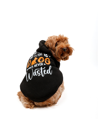 Black Dogs Kapüşonlu Sweatshirt Siyah