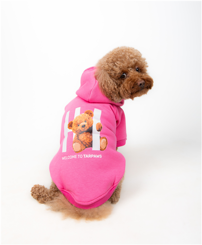 Hi Pink Kapüşonlu Sweatshirt Pembe