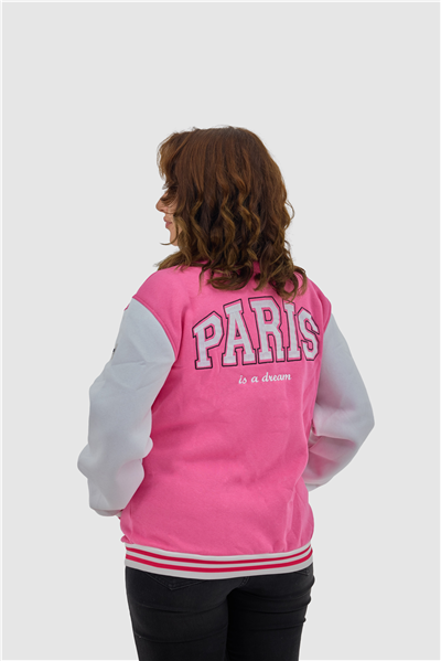 Paris  Kolej Ceket Yetişkin Pembe
