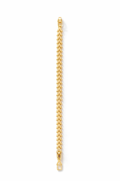 Muben Signature Arrow Duo Zirkon Taşlı Kadın Bileklik 14 K K