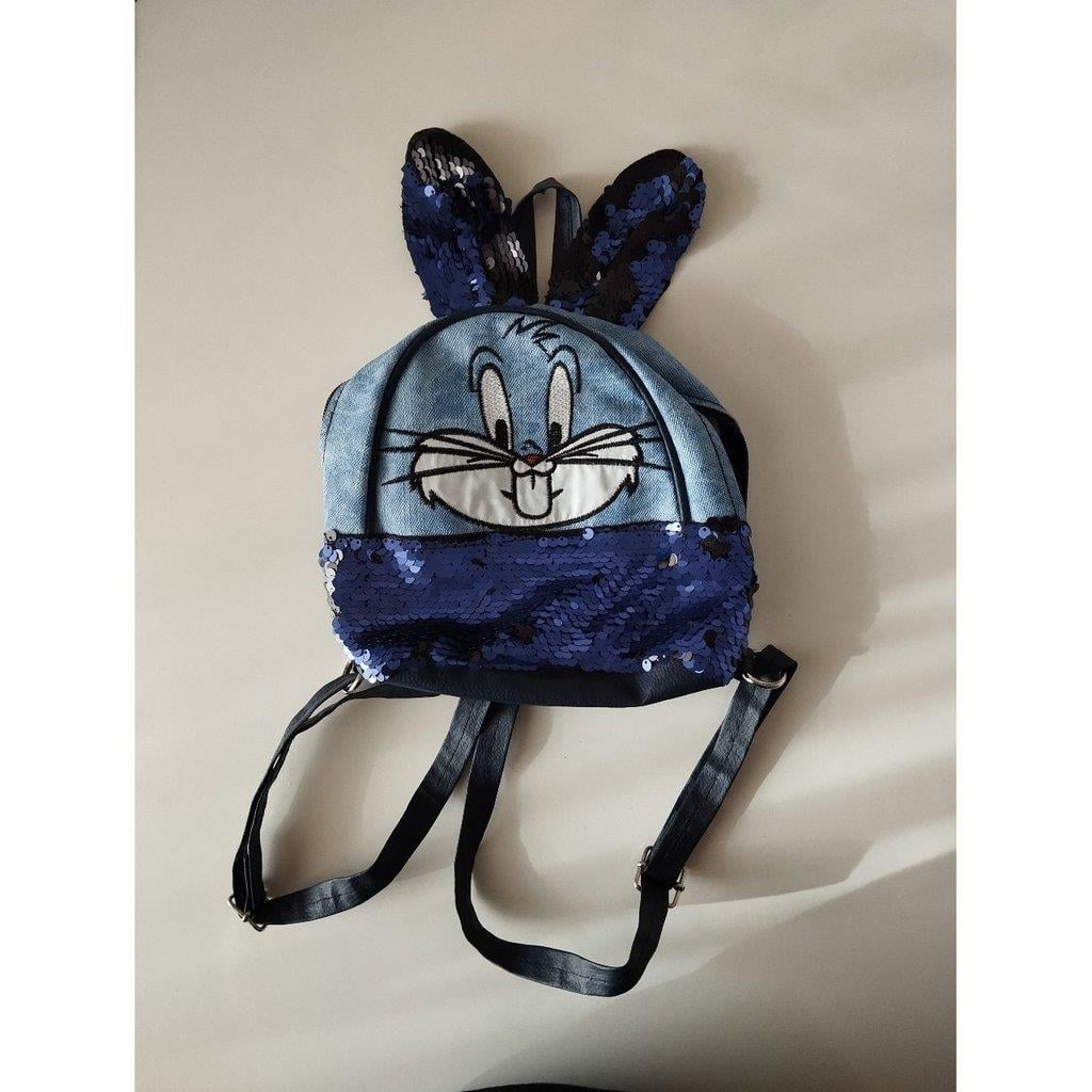 Bugs Bunny Küçük Boy Pul Detaylı Sırt Çantası