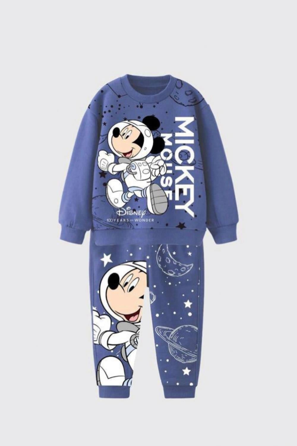 Erkek Çocuk Mavi Mickey Mouse Eşofman Takım