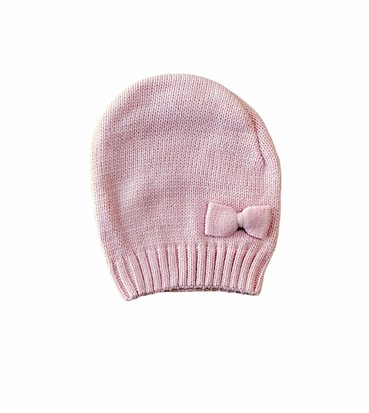 Pembe Fiyonk Detaylı Triko Bere
