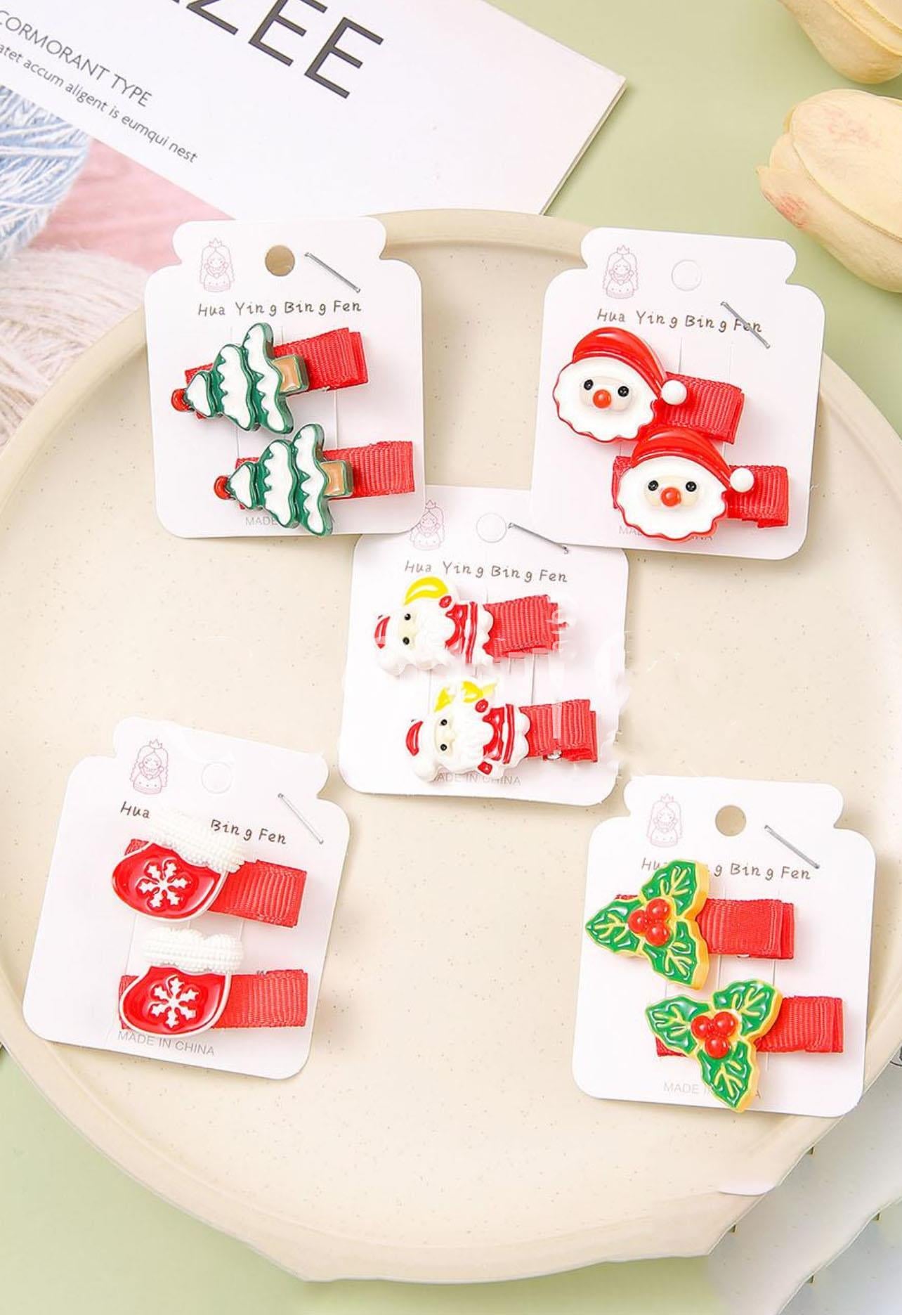 Yılbaşı Temalı Çiftli Pens Toka