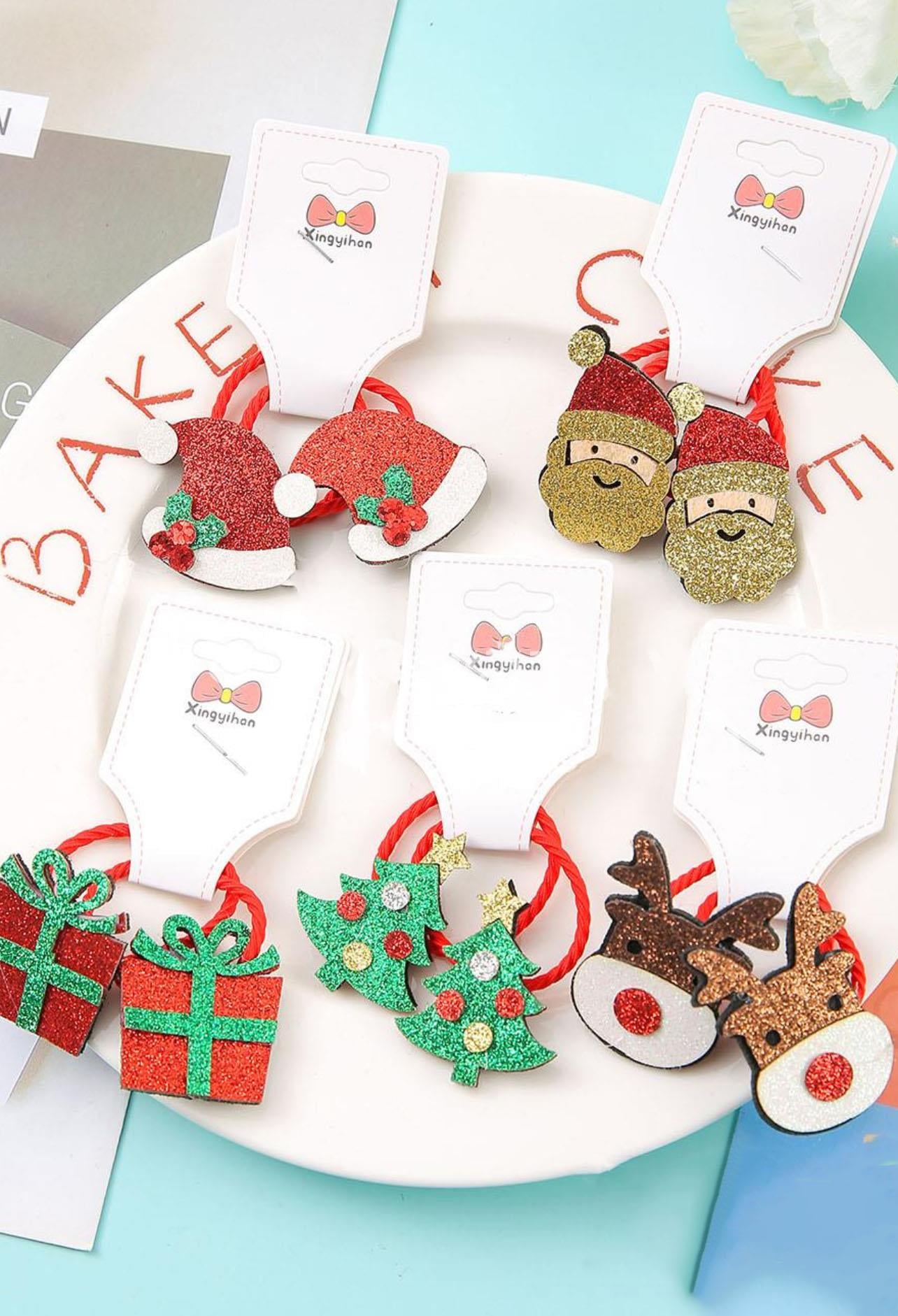 Yılbaşı temalı lastikli 2li Toka