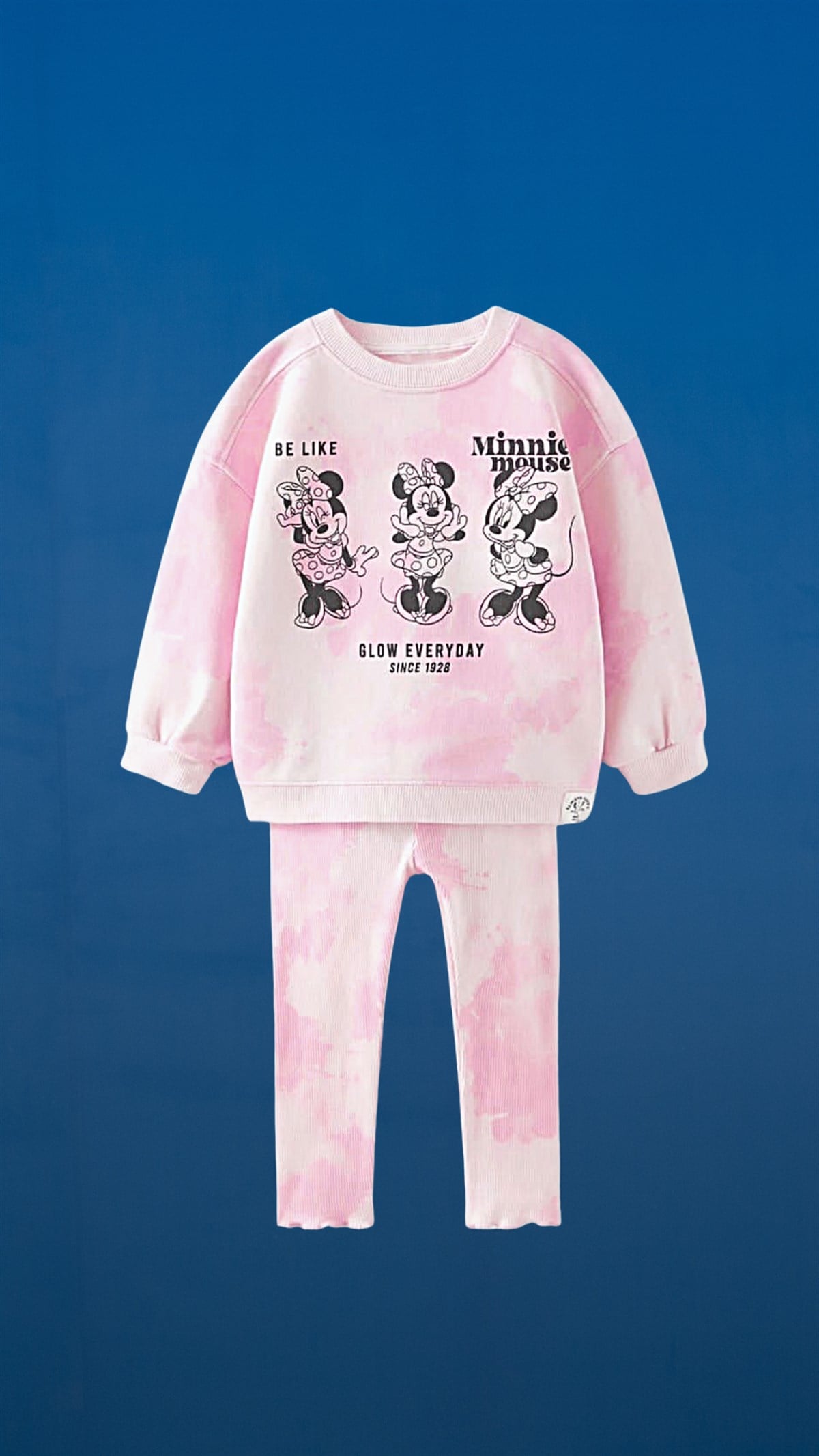 Zara Batik Pembe Minnie Takım