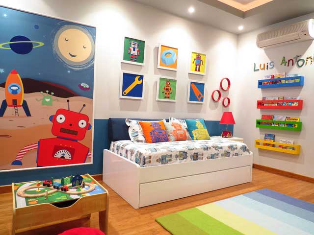 renkli çocuk odasi