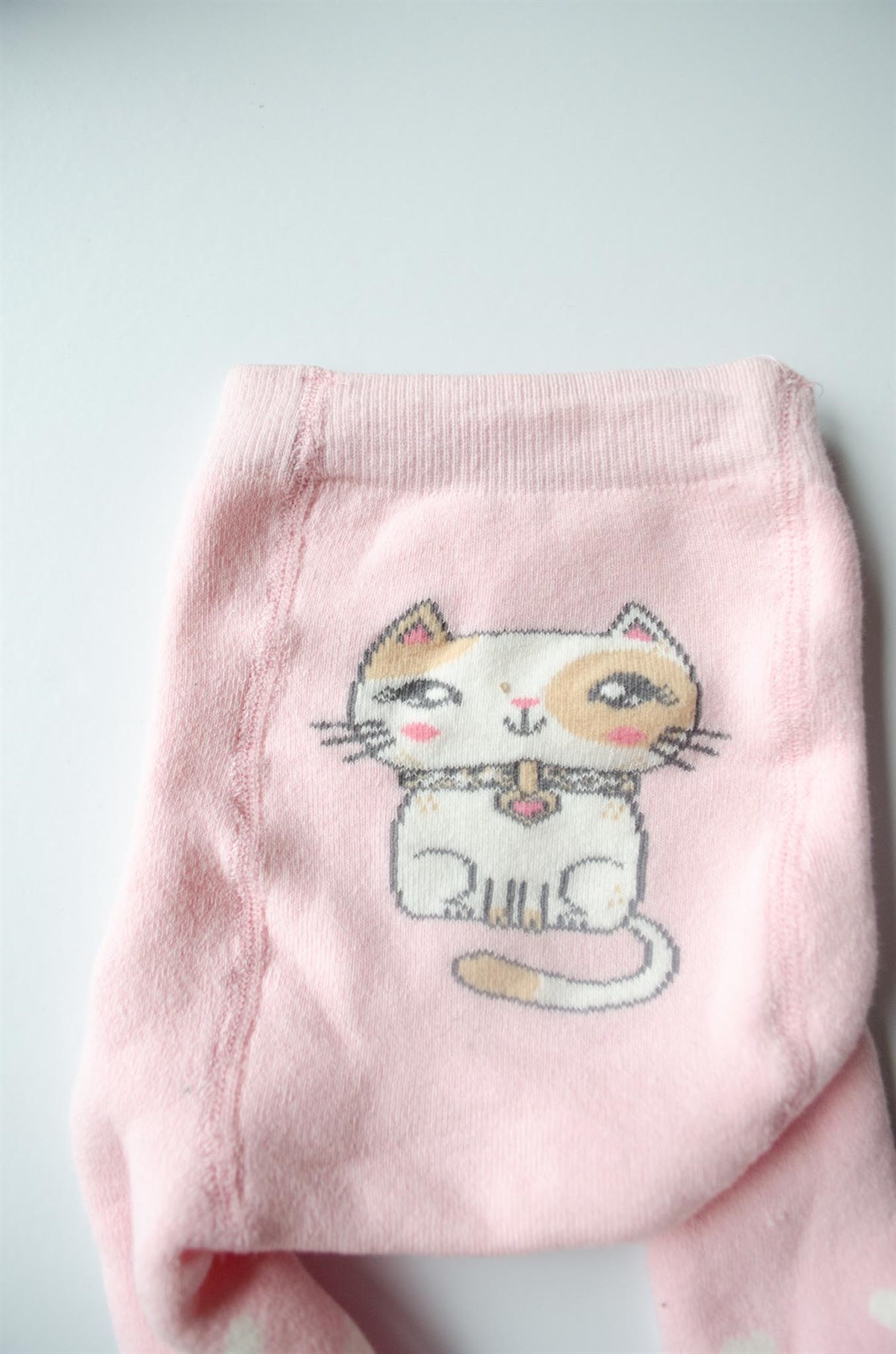 Kız Bebek Havlu Kalpli Pembe külotlu Çorap