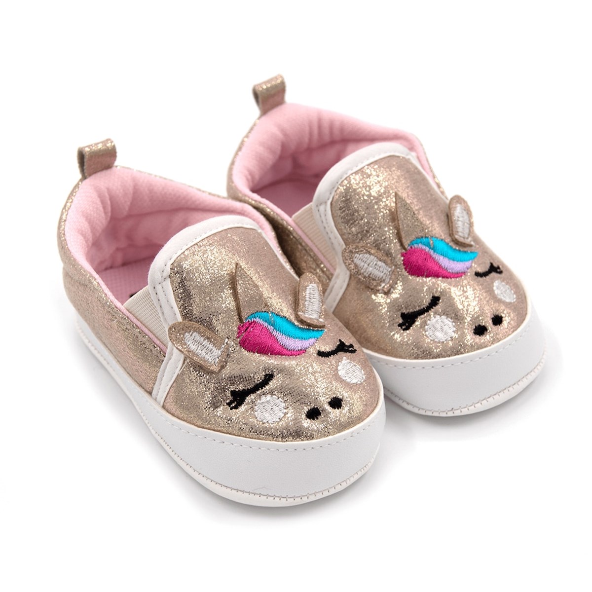 Kız Bebek Unicorn Gold Ayakkabı