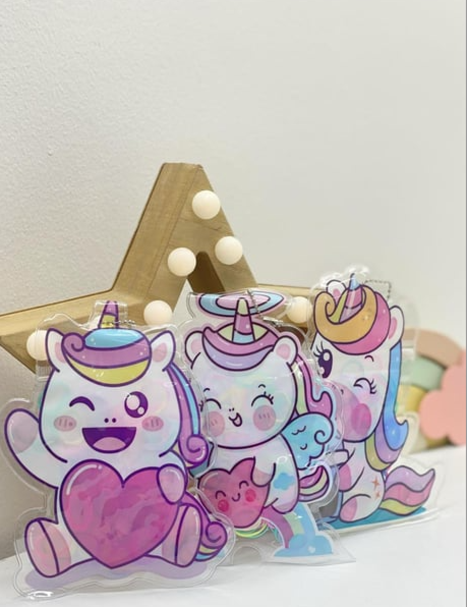 Mojo Kız Çocuk Unicorn Cüzdanlı Küçük Boy Perma Lastik Toka