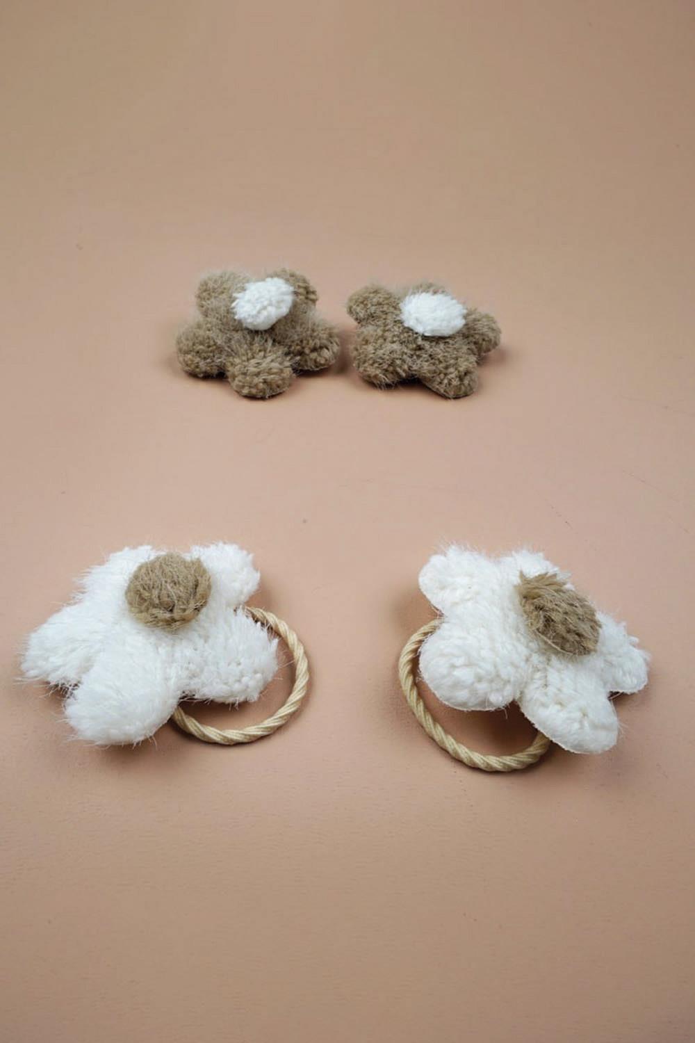 Papatya Tüylü 2li Toka