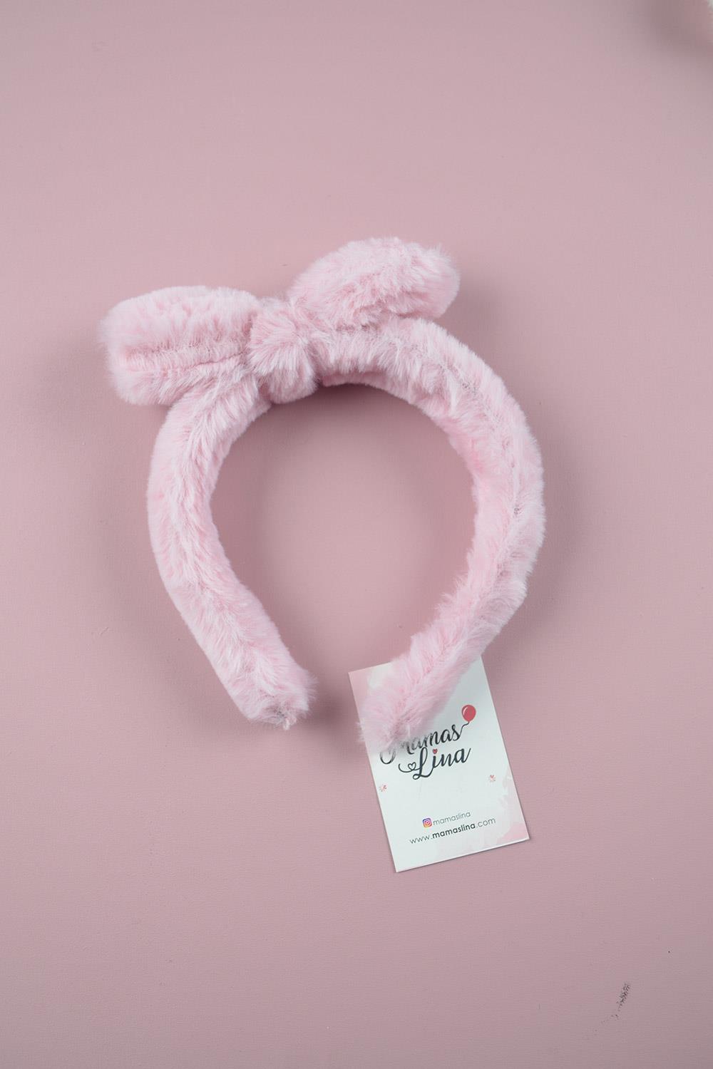 Pembe Peluş Tavşan Taç