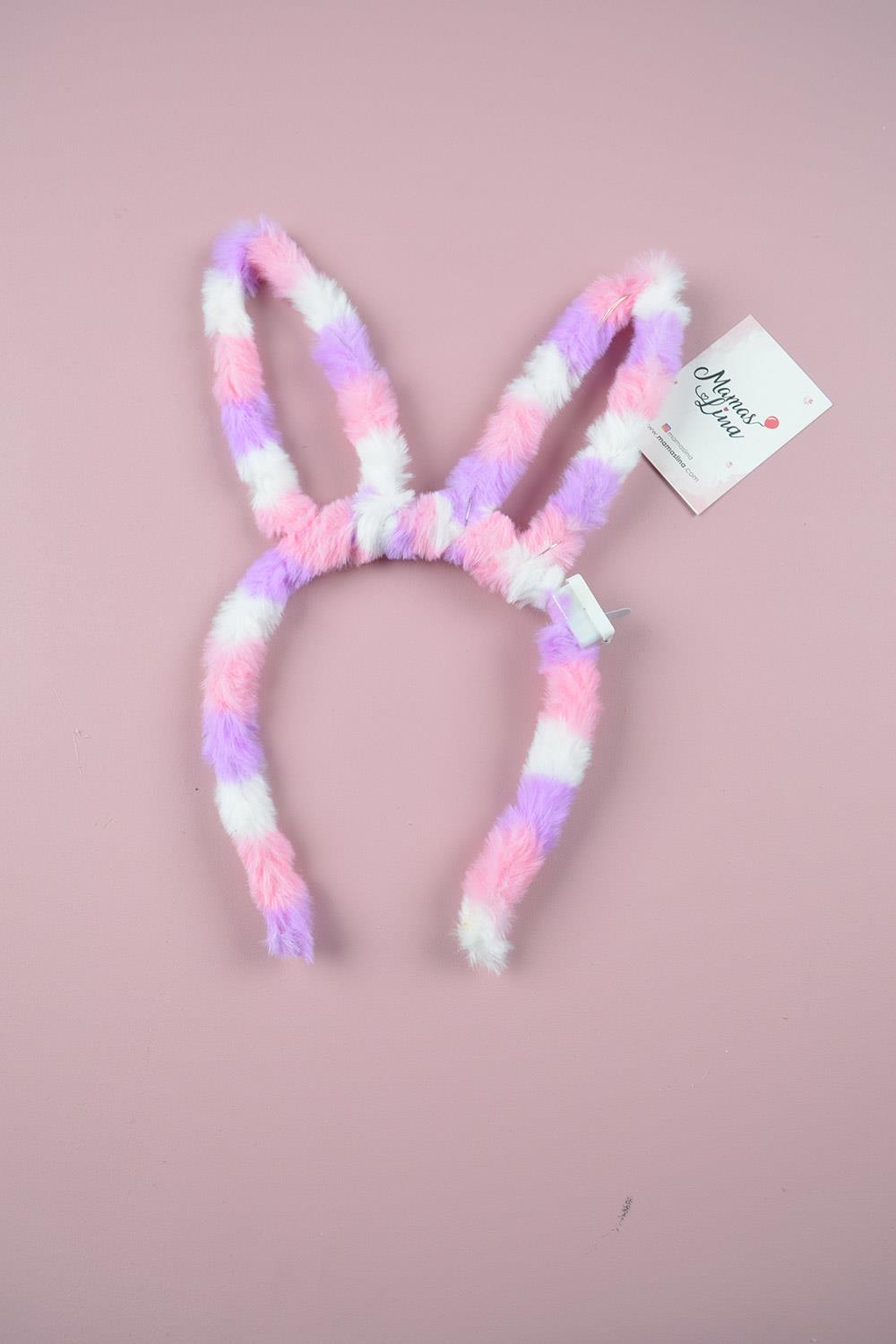 Renkli Işıklı Peluş Taç